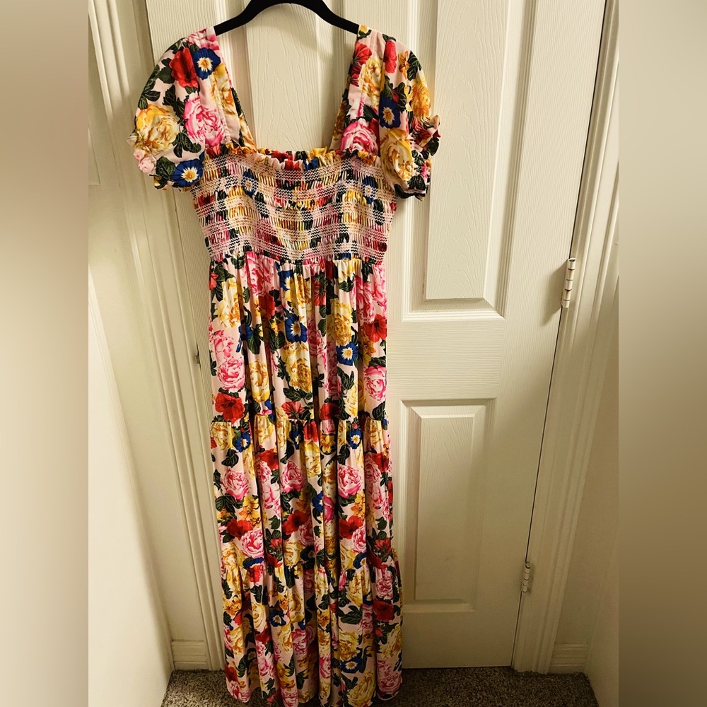 Beautiful floral print Buddy Love maxi dress.